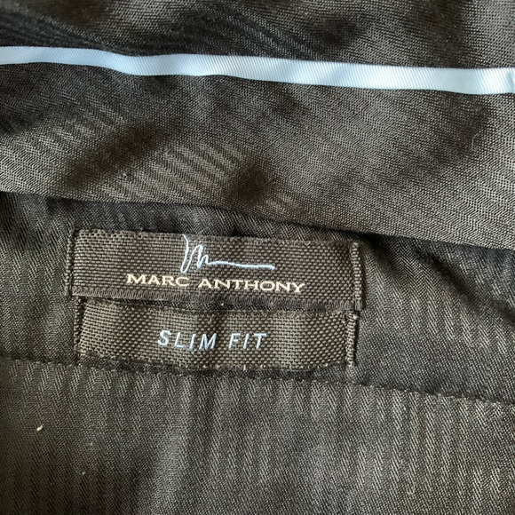 Gray Slim Fit Dress Pants - Picture 3 of 3